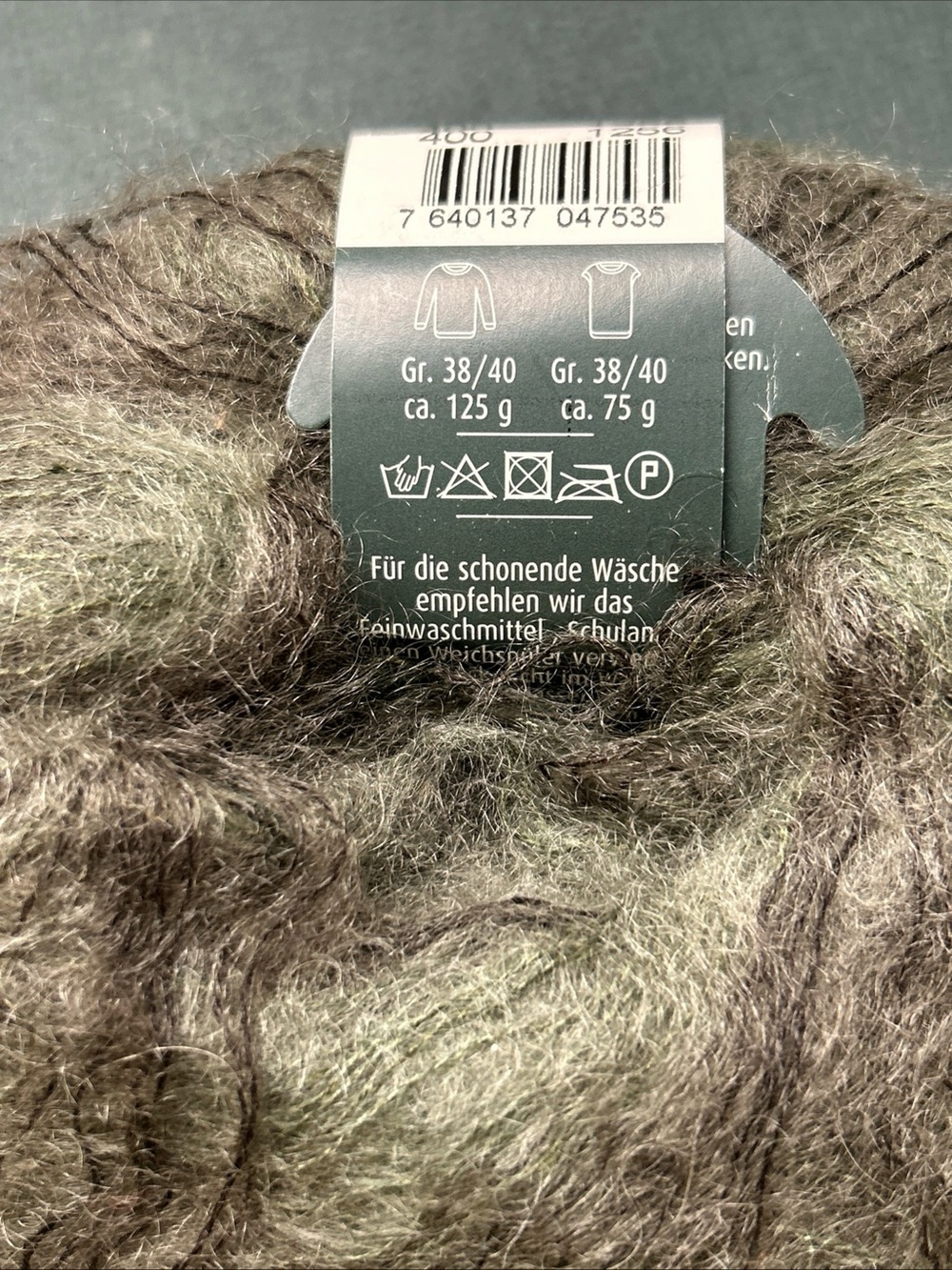Schulana KID-SETA PRINT Mohair Yarn 1 Skein Mohair/silk Made In Italy  Green